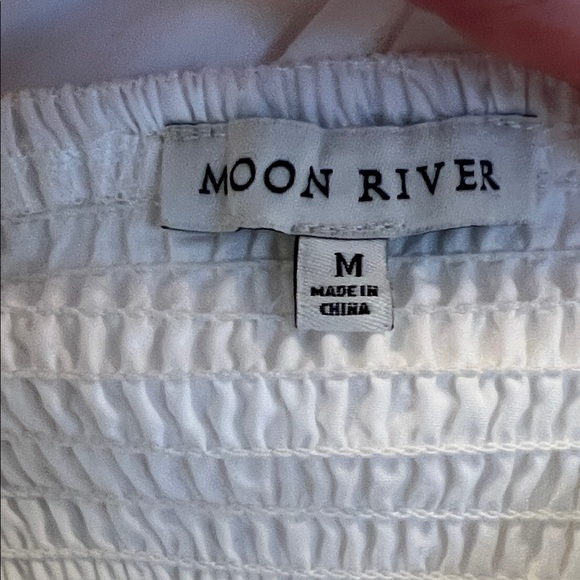 Moon River Sailor Poplin Midi Dress - Picture 2 of 8